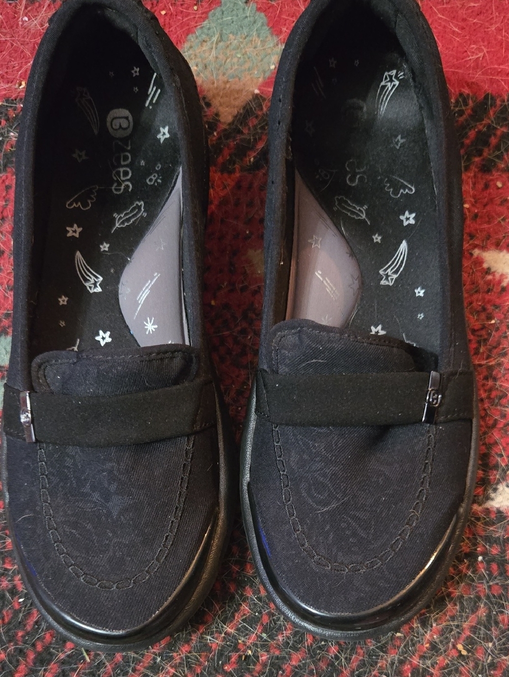 Bzees Comfortable Black Slip-On Women’s Shoe